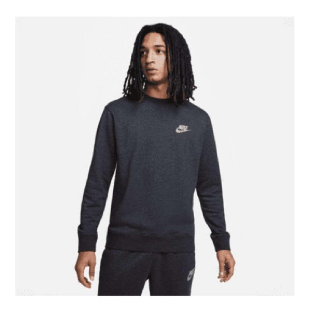 Nike Men’s fleece crew, dark gray